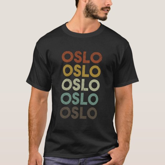 Oslo Norway Tシャツ (正面)