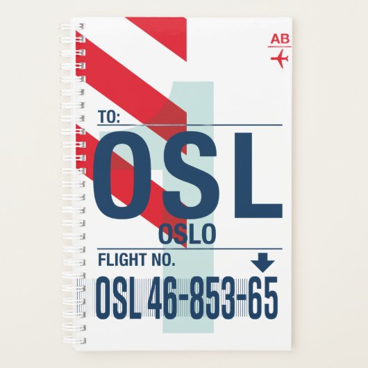 Oslo - Travel Planner 2026 プランナー手帳 (正面)