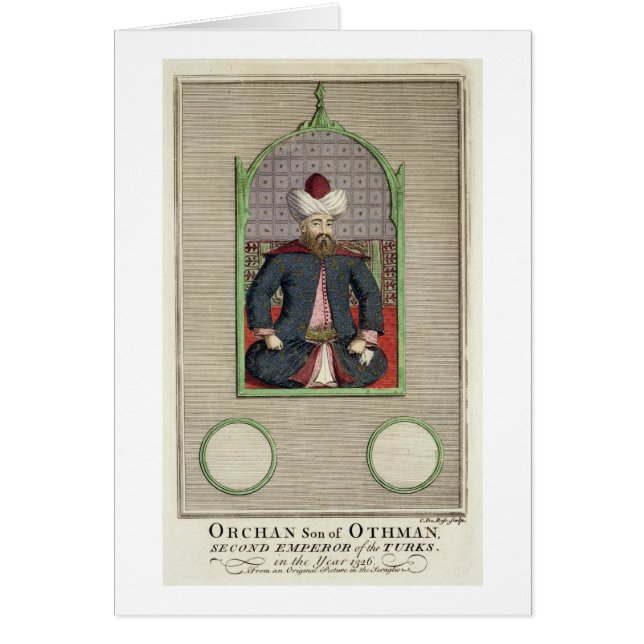 Osman、第2 EmperoのOrkhan (c.1288-c.1362)の息子 (正面)