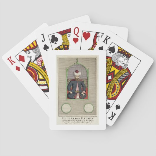 Osman、第2 EmperoのOrkhan (c.1288-c.1362)の息子 トランプ (裏面)