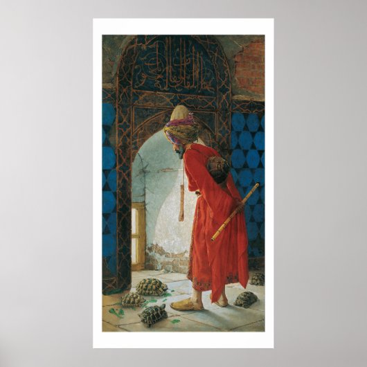 Osman Hamdi Bey The Tortoise Trainer Poster ポスター (正面)
