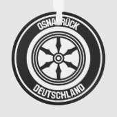 Osnabrückの円形の紋章 オーナメント (裏面)