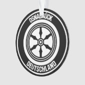 Osnabrückの円形の紋章 オーナメント (正面)