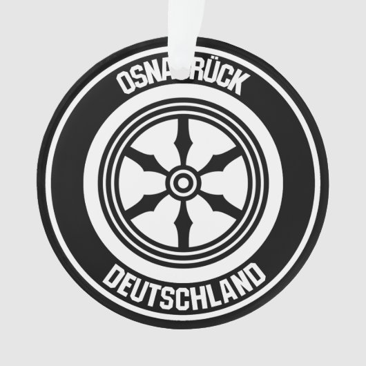 Osnabrückの円形の紋章 オーナメント (正面)