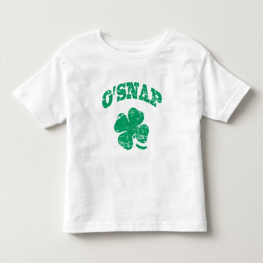 O'SNAP -おもしろいなセントパトリック トドラーTシャツ (正面)
