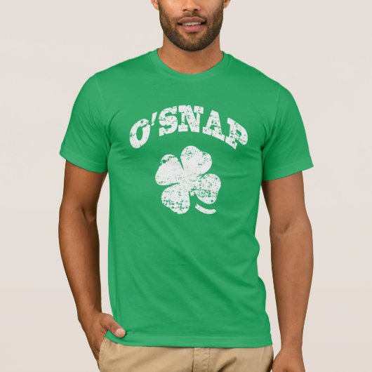 O'SNAP -おもしろいなセントパトリック Tシャツ (正面)