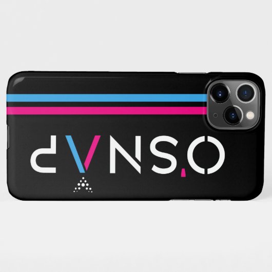 O'Snap Black iPhoneケース iPhone 11Pro Maxケース (裏面横)