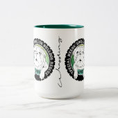 OSNEBの救助はマグに2ある調子を与えました ツートーンマグカップ (中央)