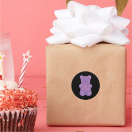 Oso de Goma Purpura  ラウンドシール