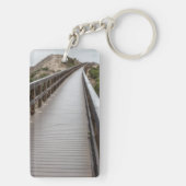 Oso Flaco湖の州立公園の足橋 キーホルダー (裏面)