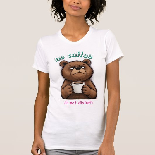 Oso y taza de café tシャツ (正面)