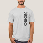 OSOK -弾痕のTシャツの暗闇のグラフィック Tシャツ (正面)