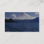 Osornoの火山およびTodo Losサントス湖、チリ 名刺 (裏面)