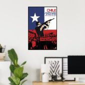 OSPAAAL Poster Chile A people in Struggle ポスター (ホームオフィス)