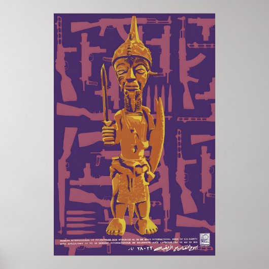 OSPAAAL Poster International Week of Solidarity ポスター (正面)