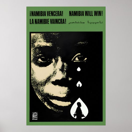 OSPAAAL Poster Namibia will win! ポスター (正面)