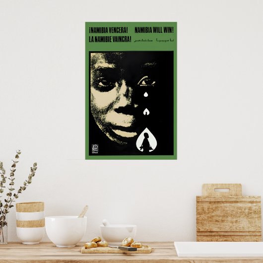 OSPAAAL Poster Namibia will win! ポスター (キッチン)
