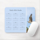Osprey - Customizable full year 2026 calendar マウスパッド (マウス)
