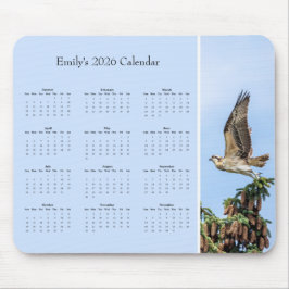 Osprey - Customizable full year 2026 calendar マウスパッド