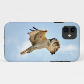 Osprey Fish-飛んでいる Eagle Wildlifeの写真のシーン Case-Mate iPhoneケース (裏面(横))