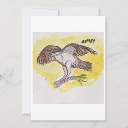 Osprey Greeting Card 招待状 (正面)
