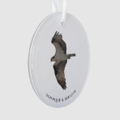 Osprey Ornament with Any Names Place Year オーナメント (正面)