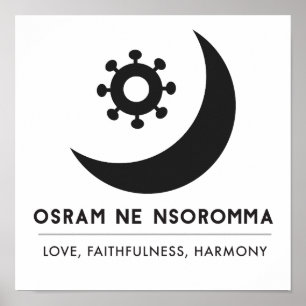 Osram neのnsoromma 愛、誠実、調和 ポスター