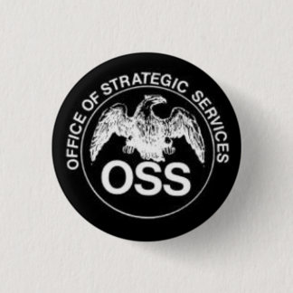 OSSの折り襟略章 缶バッジ
