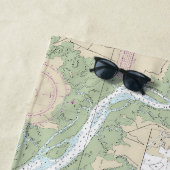 OssabawとSt Catherinesのサウンドチャー航海のト ビーチタオル (インサイチュ)