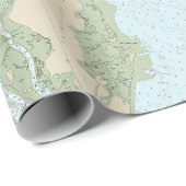 OssabawとSt Catherinesのサウンドチャー航海のト ラッピングペーパー (ロールコーナー)