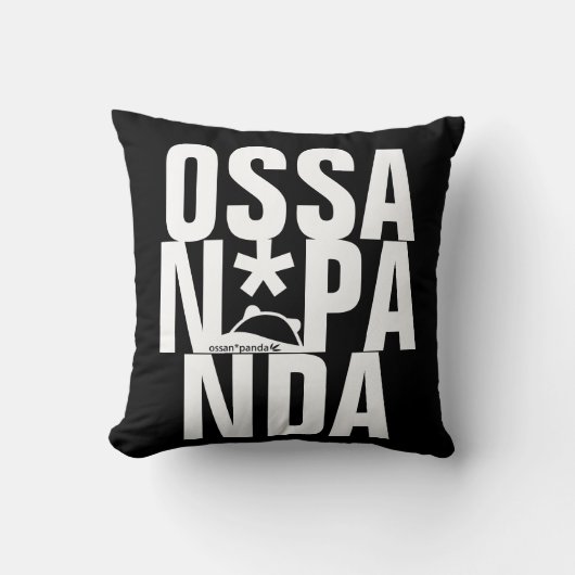 ossan*panda bear装飾用クッション クッション (正面)