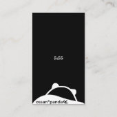 ossan*panda bear  message  名刺 (裏面)