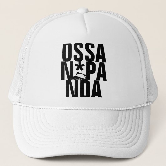 ossan*panda trucker hat キャップ (正面)