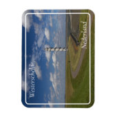 Ossenisseレーダー塔，ゼランド，オランダ マグネット (縦)