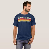 OSSIPEE LAKE NEW HAMPSHIRE Funny Fishing Camping Tシャツ (正面フル)