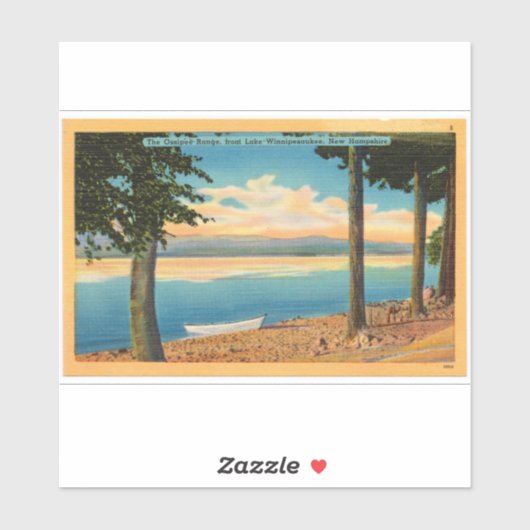 Ossipee Range from Lake Winnipesaukee Sticker シール (シート)