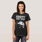 Ossum Adopt Dont Shop Ssum Street Cat Pet Women Me Tシャツ (正面フル)