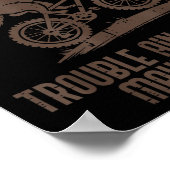 Ossum Get In Loser Trouble Funny Ssum Raccoon Men  ポスター (角)