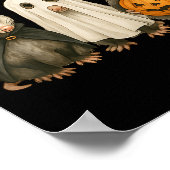 Ossum Halloween Ssum Witch Ghost Pumpkin  ポスター (角)