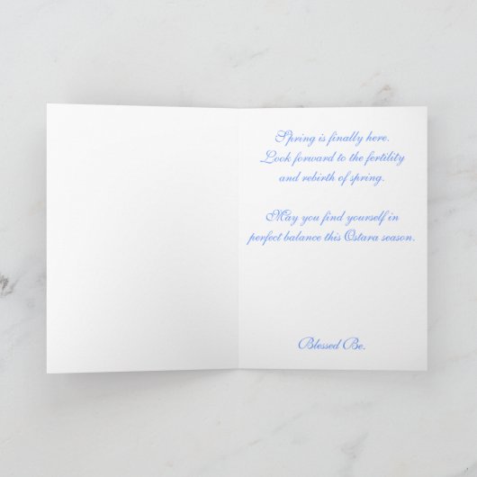 Ostaraの卵 カード (内部)