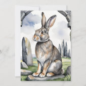 Ostara Bunny Spring Equinox Eostre Wicca シーズンカード (正面)