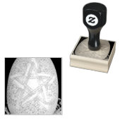 Ostara pentagram egg ラバースタンプ (押印)
