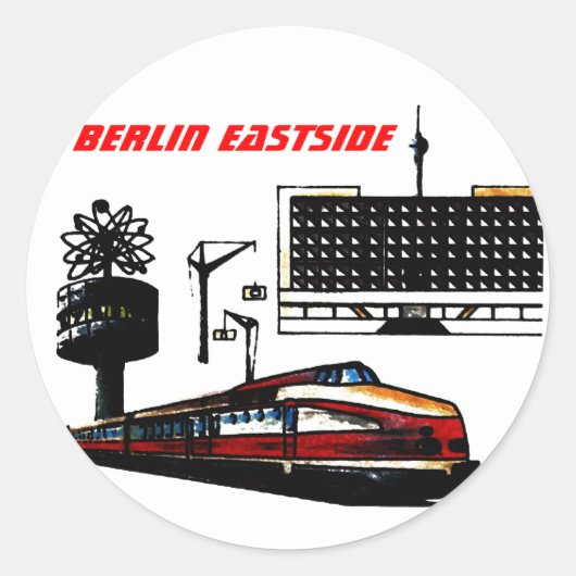 Ostberlin Design ラウンドシール (正面)