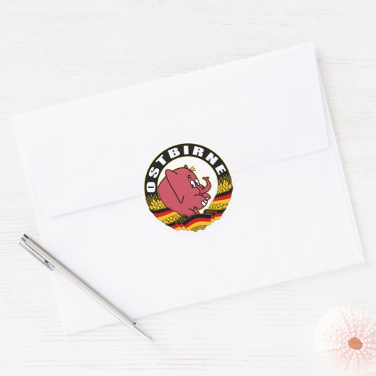 Ostbirne ラウンドシール (封筒)