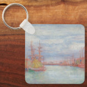 Ostend Harbor by James Ensor (1900) キーホルダー (正面)