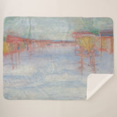 Ostend Harbor by James Ensor (1900) シェルパブランケット (正面(横))