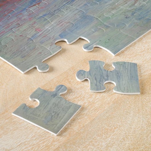 Ostend Harbor by James Ensor (1900) ジグソーパズル (側面)