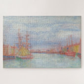 Ostend Harbor by James Ensor (1900) ジグソーパズル (横)