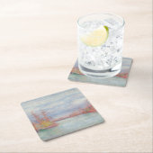 Ostend Harbor by James Ensor (1900) スクエアペーパーコースター (インサイチュ)