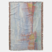 Ostend Harbor by James Ensor (1900) スローブランケット (正面縦)